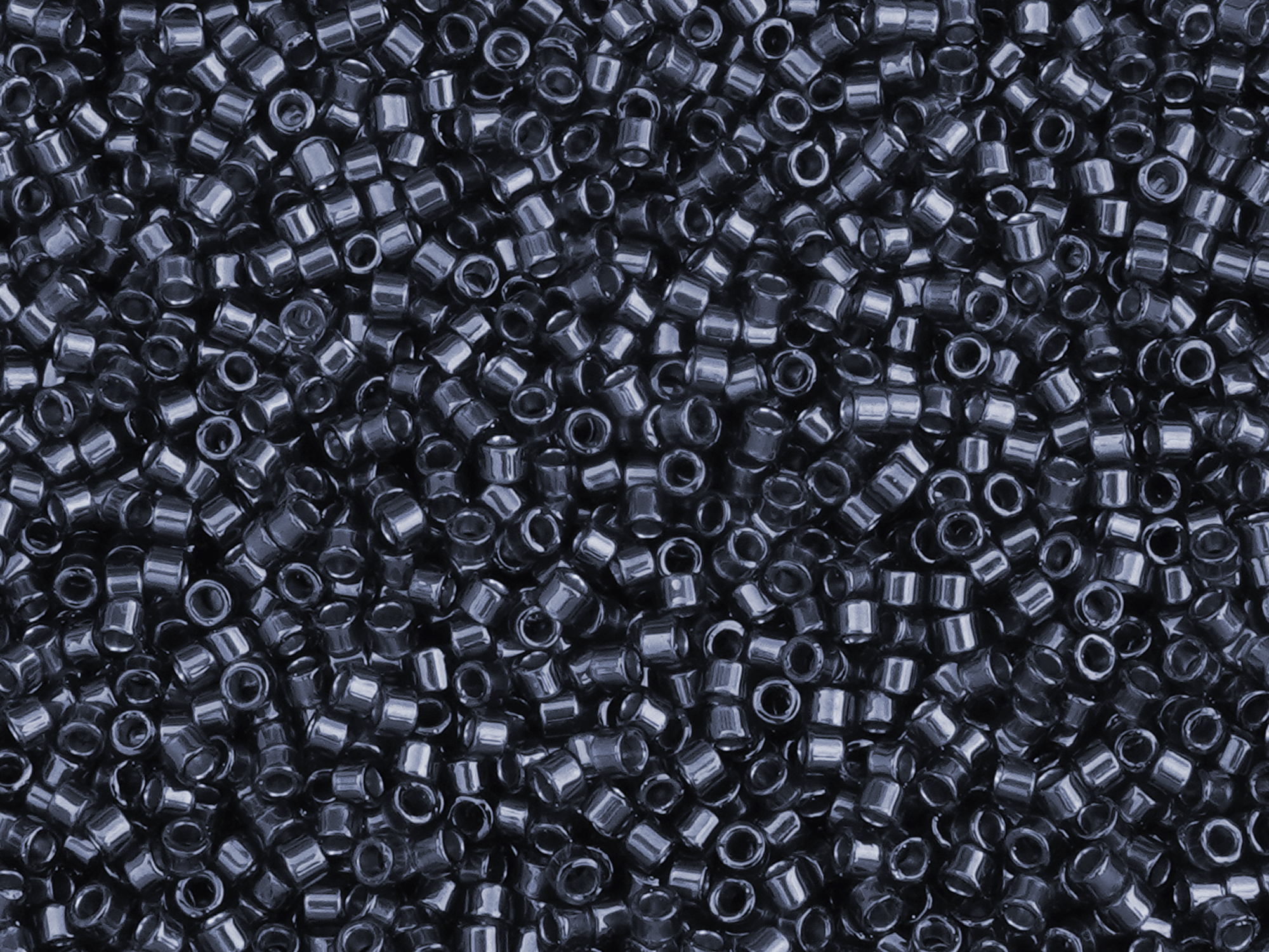 metallic blaue Miyuki Delica Perlen Größe 11/0 Farbe DB278