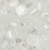 10g Miyuki 11/0 (1.6mm) Delica Perlen DB670 (Satin Weiß)