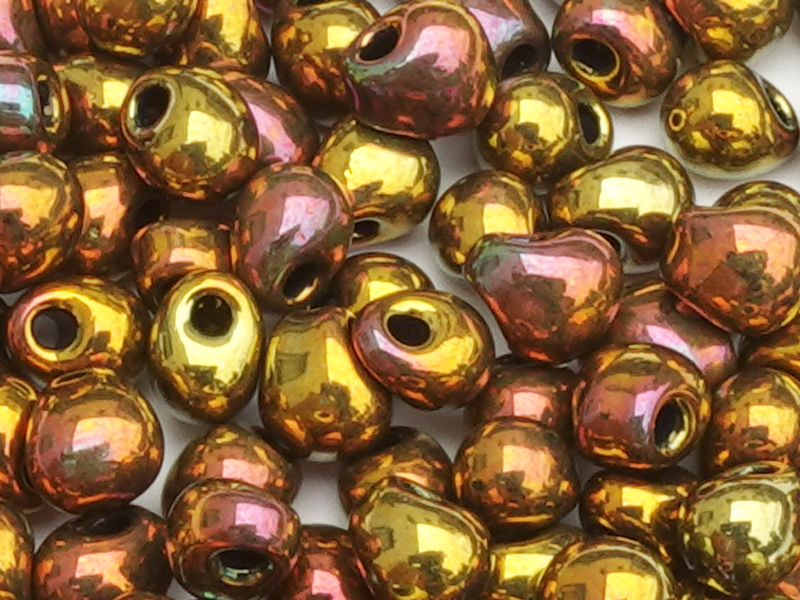 Miyuki Tropfen Perlen Farbe 462 - Nahaufname