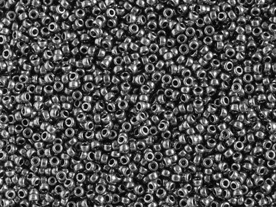 Miyuki Rocailles Perlen Größe 15/0 Farbe: 451 Hematite