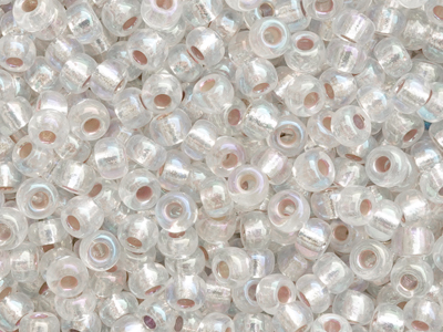 Miyuki Rocailles Saatperlen Größe 8/0 (3mm) Farbe: 1001