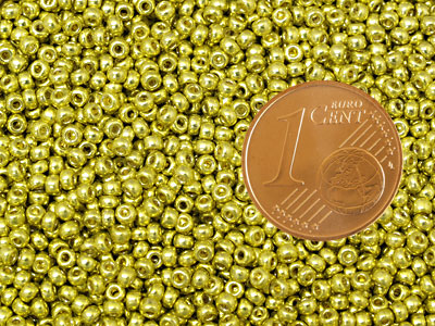 Miyuki Rocailles Saatperlen Größe 11/0 (2mm) Farbe Dura Coat