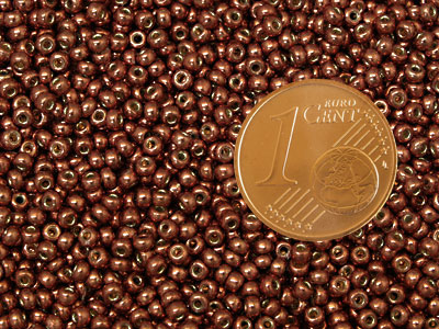 Miyuki Rocailles Saatperlen Größe 11/0 (2mm) Farbe Dura Coat