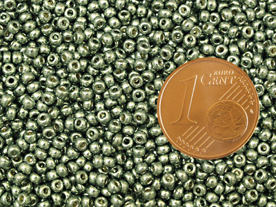 Miyuki Rocailles Saatperlen Größe 11/0 (2mm) Farbe Dura Coat