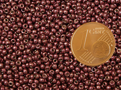 Miyuki Rocailles Saatperlen Größe 11/0 (2mm) Farbe Dura Coat