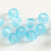 50g. Miyuki Rocailles 11/0 (2mm) Farbe 148F helles Türkisblau transp. mattiert