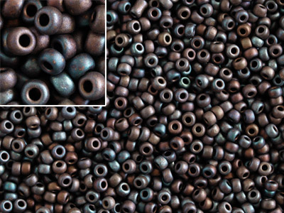 Miyuki Rocailles Saatperlen Größe 11/0 (2mm) Farbe 2007