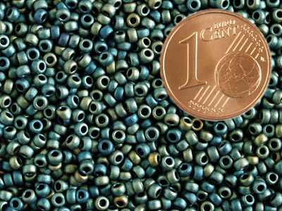 Miyuki Rocailles Saatperlen Größe 11/0 (2mm) Farbe 2008