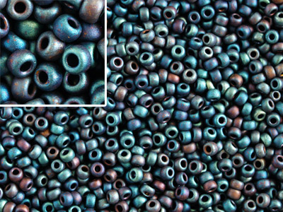 Miyuki Rocailles Saatperlen Größe 11/0 (2mm) Farbe 2009