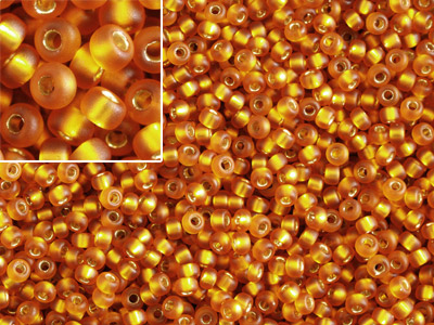 Miyuki Rocailles Saatperlen Größe 11/0 (2mm) Farbe 2422F