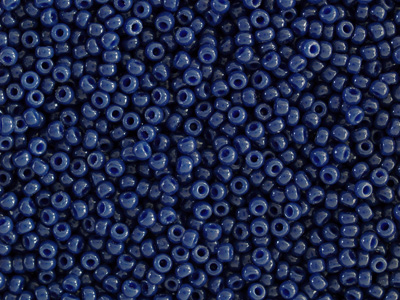 dunkelblaue Miyuki Rocailles Perlen, Gre 11/0, Farbe 4493 Duracoat Navy Blue