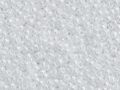 weiße Miyuki Rocailles Saatperlen Größe 11/0 (2mm) Farbe 420