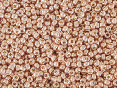 rosegoldene Miyuki Rocailles Saatperlen Größe 11/0 (2mm) Far