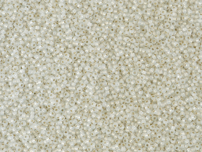 Miyuki Rocailles Saatperlen Größe 11/0 (2mm) Farbe 551 weiß 