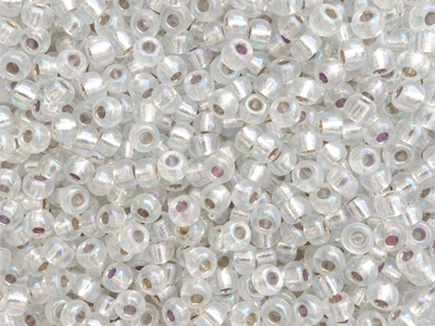 Miyuki Rocailles Saatperlen Größe 6/0 (4mm) Farbe: 1001