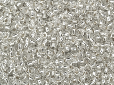 Miyuki Rocailles Saatperlen Größe 9/0 Farbe: 1 Kristall mit 