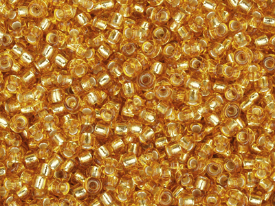 Miyuki Rocailles Saatperlen Größe 9/0 Farbe: 4 gold