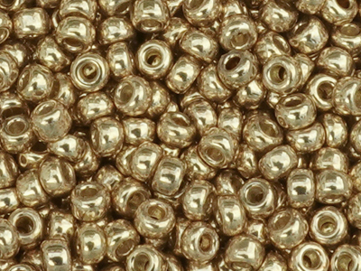 Miyuki Rocailles Perlen Größe 15/0 Farbe Dura Coat 4204 - Na