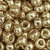 10g. Miyuki Rocailles Perlen 15/0 (~1,5mm) Farbe Duracoat Farbe 4204 Muted Gold
