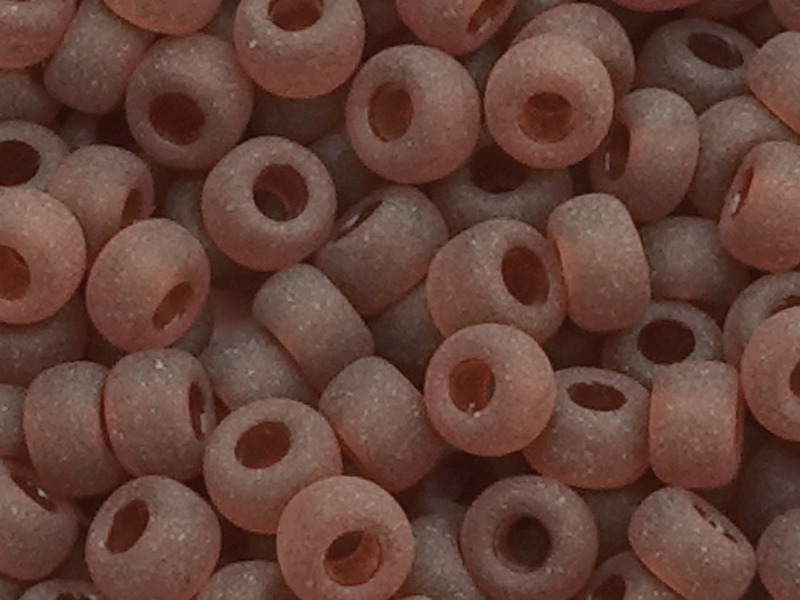Miyuki Rocailles Saatperlen Größe 11/0 (2mm) Farbe 134F brau