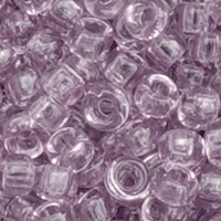 10g. Miyuki Rocailles Perlen 15/0 (~1,5mm) Farbe 142 - Crystal Antique Pink
