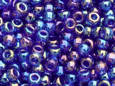 blaue Miyuki Rocailles Saatperlen Größe 11/0 (2mm) Farbe 177