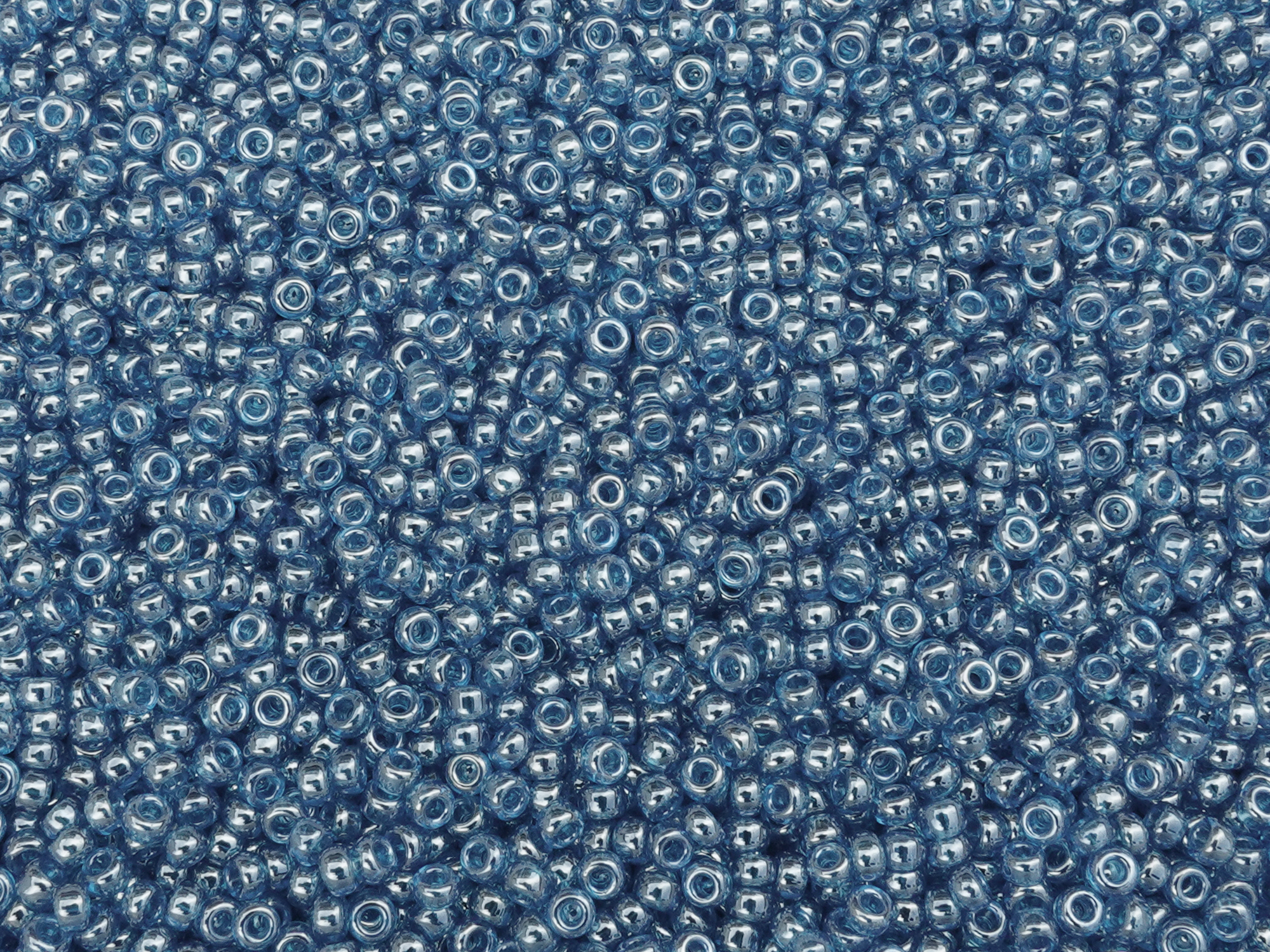 blaue Miyuki Rocailles Saatperlen Größe 11/0 (2mm) Farbe 326