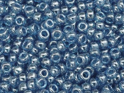 blaue Miyuki Rocailles Saatperlen Größe 11/0 (2mm) Farbe 326
