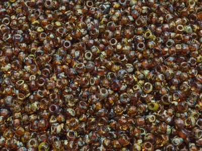 braune Miyuki Rocailles Saatperlen Größe 8/0 (3mm) Farbe: 45