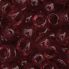 10g. Miyuki Rocailles 11/0 (2mm) Farbe 2410 Dunkelrot transparent