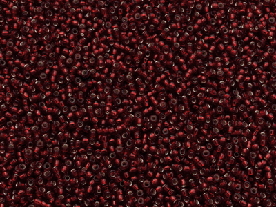 dunkelrote Miyuki Rocailles Saatperlen Größe 11/0 (2mm) Farb