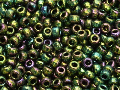 Miyuki Rocailles Saatperlen Größe 11/0 (2mm) Farbe 465 Metal