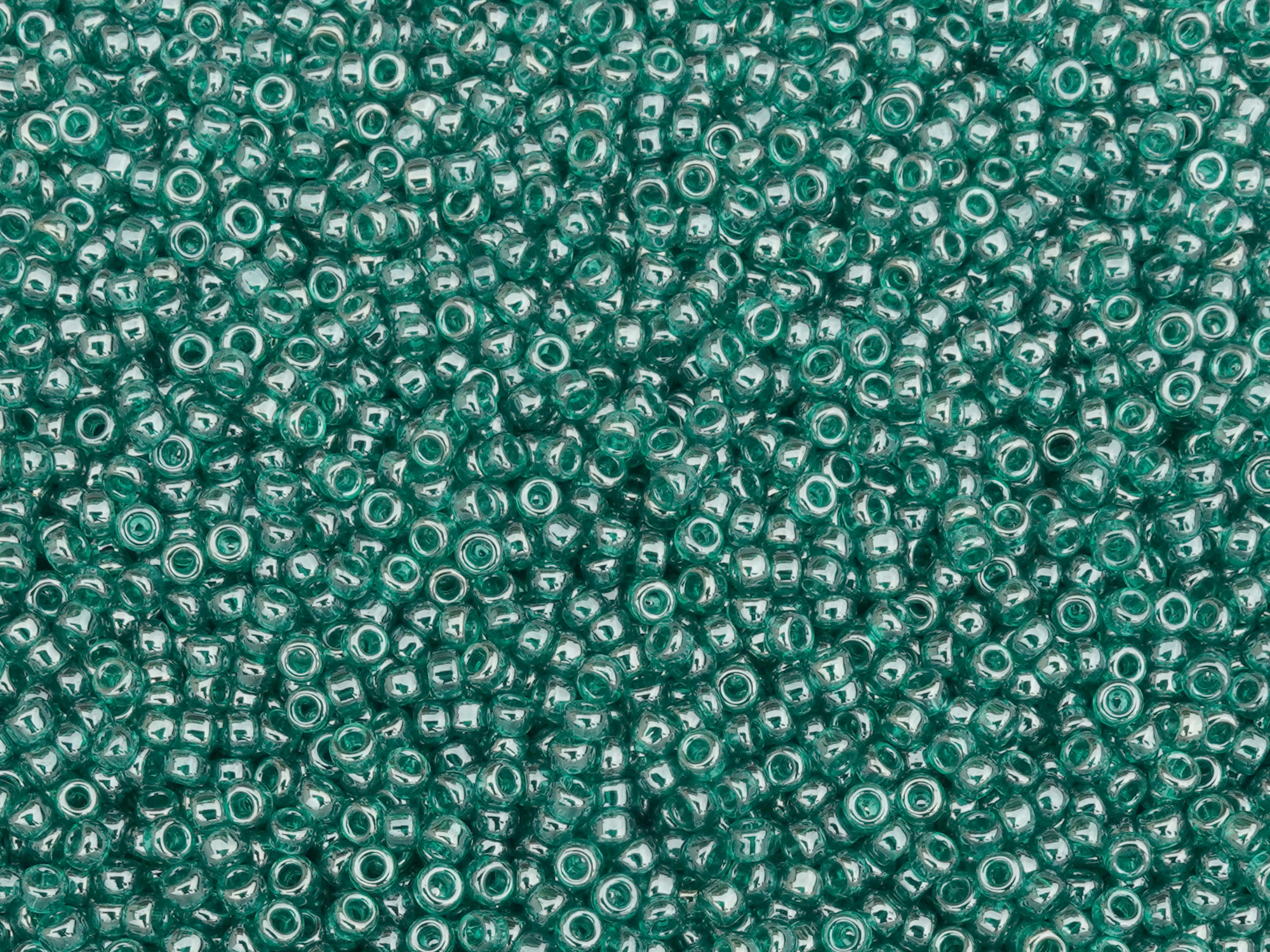 grüne Miyuki Rocailles Saatperlen 15/0 Farbe 322