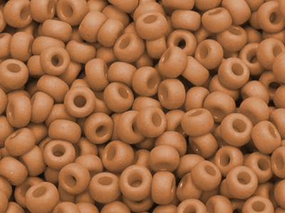 matte Orange Miyuki Rocailles Perlen Größe 11/0 (2mm) Farbe 
