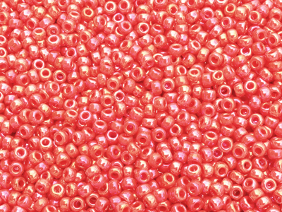 pinke Miyuki Rocailles Saatperlen Größe 11/0 (2mm) Farbe 475