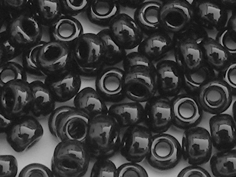 Miyuki Rocailles Glasperlen Größe 11/0 (2mm) Farbe: 401 Schw
