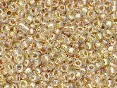 echt vergoldete Miyuki Rocailles Saatperlen Größe 11/0 (2mm)