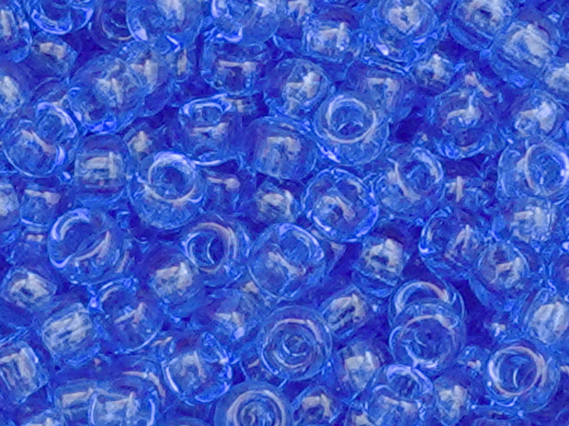 Miyuki Rocailles Perlen Größe 15/0 Farbe 150 blau transparen