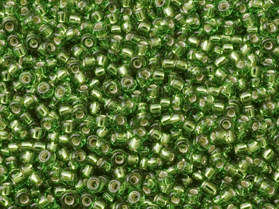 olivegrüne Miyuki Rocailles Saatperlen Größe 11/0 (2mm) Farb