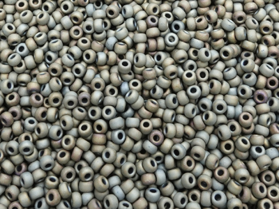mattierte Miyuki Rocailles Saatperlen Größe 11/0 (2mm) Farbe