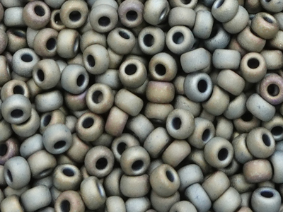 mattierte Miyuki Rocailles Saatperlen Größe 11/0 (2mm) Farbe