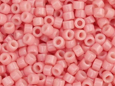 MIYUKI Delica Perlen Größe 11/0 Farbe DB2115 Rose - Nahaufna