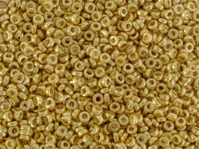 Miyuki Spacer Beads Farbe 4202 - Light Gold