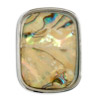 4 Stk Abalone Muschel Schmuckelemente 31x23mm