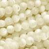 1 Strang (~37,5cm) echter Muschelperlen, rund ~2,5mm