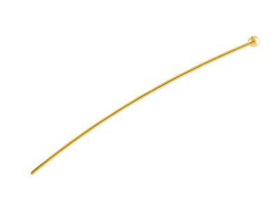 goldene echt silberne Nietenstifte, Prismenstifte mit rundem Köpfchen