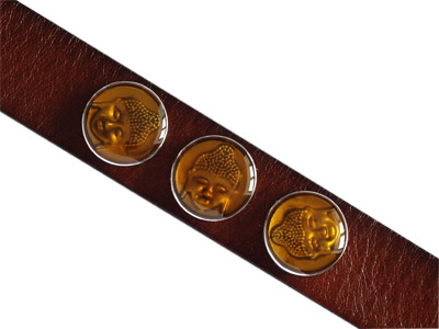 Knopf für Lederarmband Bild 1