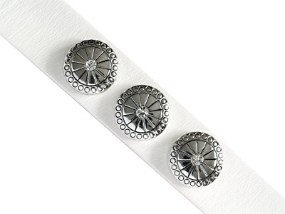 Knopf für Lederarmband Bild 1