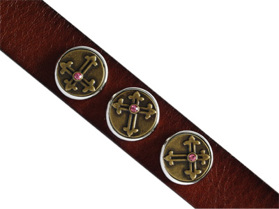 Knopf für Lederarmband Bild 1
