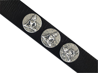 Knopf für Lederarmband Bild 1